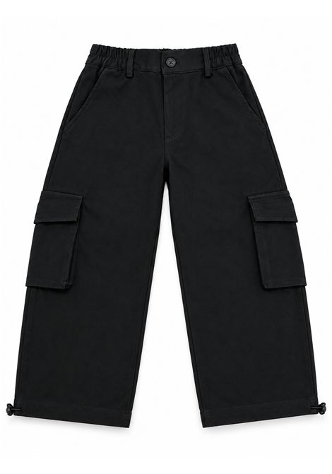 Pantaloni cargo BRIAN RUSH KIDS | 120 PA 165NERO